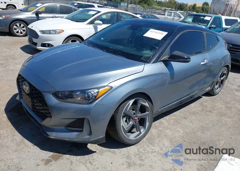 2020 Hyundai Veloster Turbo Ultimate from USA, damaged, VIN KMHTH6AB2LU021126